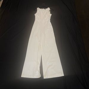 BCBG “Helena” jumpsuit- white